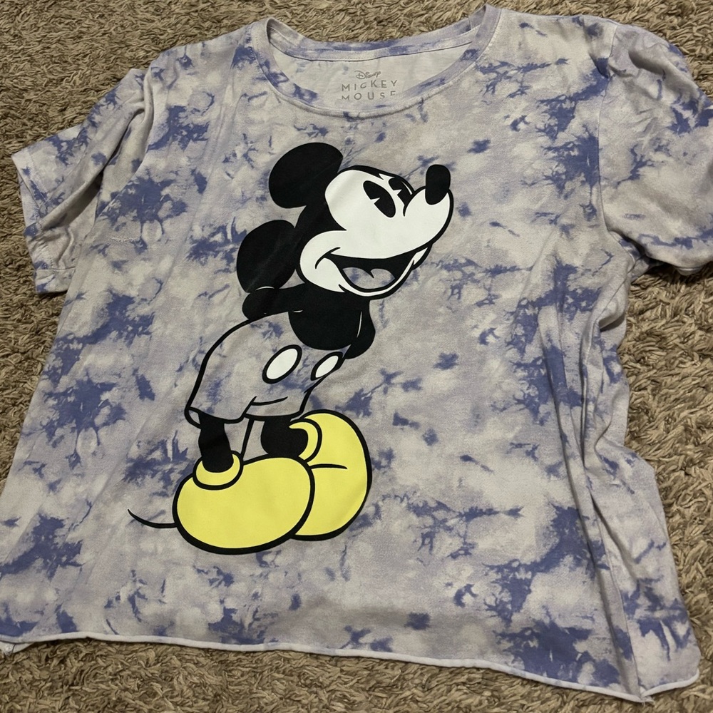 Disney Mickey Mouse Cropped Tee